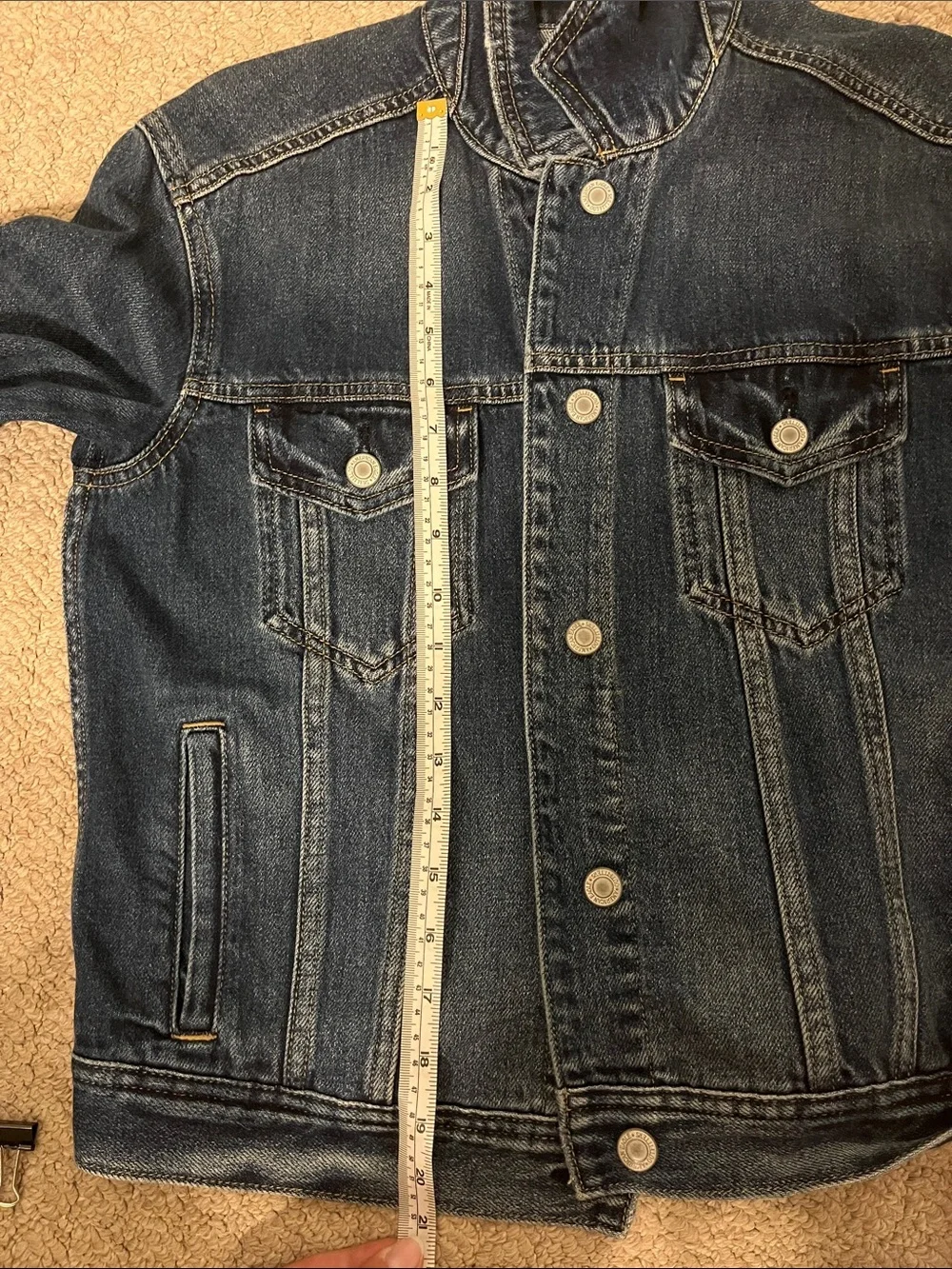 American Eagle Outfitters Men's Blue Denim Jacket